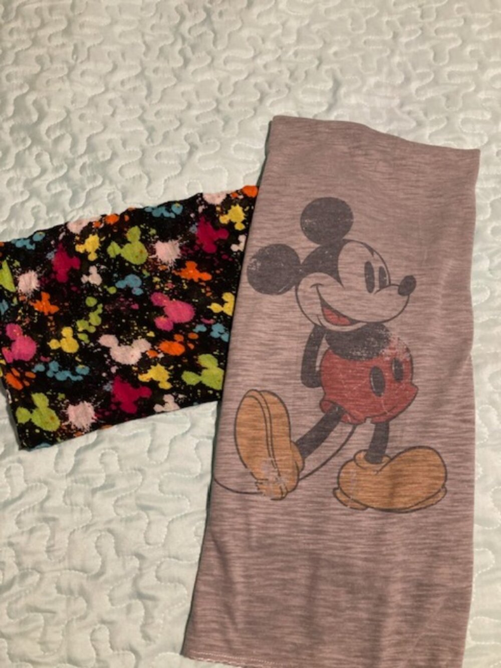 Disney Mickey Mouse Rectangular Scarves - set of 2